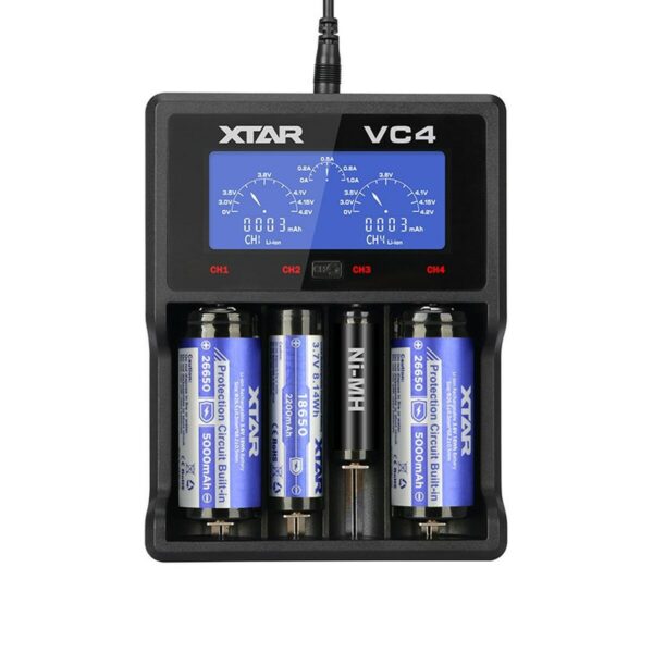Akku-Ladegerät Xtar VC4 Batterien x 4 – Bild 4