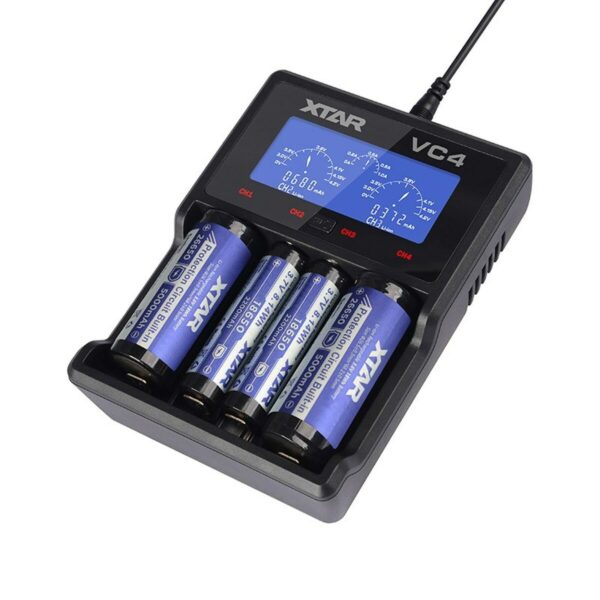 Akku-Ladegerät Xtar VC4 Batterien x 4 – Bild 5