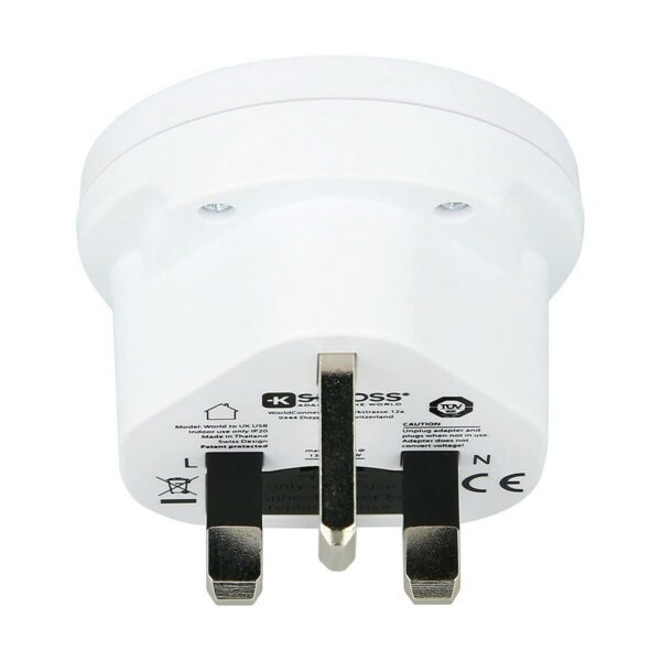 Netzadapter Skross 1500267 United Kingdom International 1 x USB – Bild 4