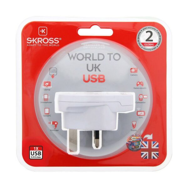 Netzadapter Skross 1500267 United Kingdom International 1 x USB – Bild 5