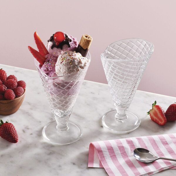 Eiscreme- und Milchshakes-Becher Bormioli Rocco Gelato Glas 210 ml (6 Stück) – Bild 2