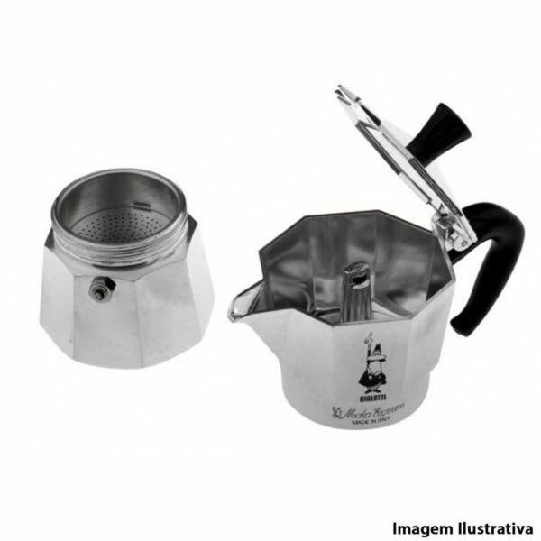Italienische Kaffeemaschine Bialetti Moka Express Aluminium 200 ml 3 Kopper – Bild 7