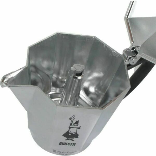 Italienische Kaffeemaschine Bialetti Moka Express Aluminium 200 ml 3 Kopper – Bild 2