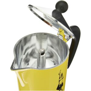 Italienische Kaffeemaschine Bialetti Rainbow Gelb Aluminium 300 ml