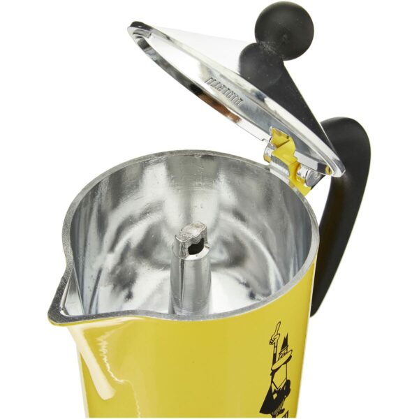 Italienische Kaffeemaschine Bialetti Rainbow Gelb Aluminium 300 ml