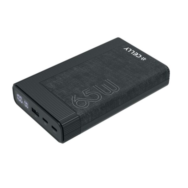 Powerbank Celly PBPD65W20EVOBK Schwarz 20000 mAh – Bild 2