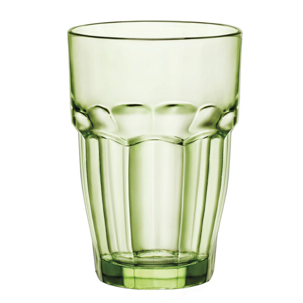 Trinkglas Bormioli Rocco Rock Bar grün Glas 370 ml (6 Stück) – Bild 4