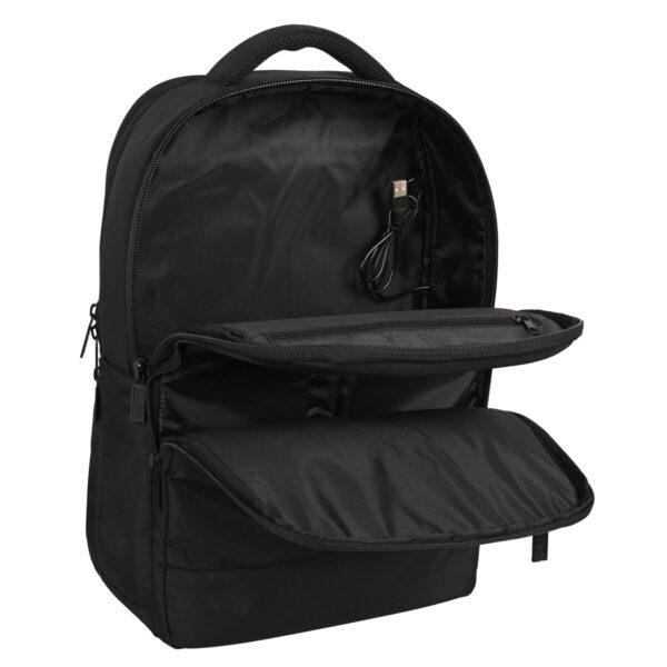 Laptop- und Tablet-Rucksack mit USB-Anschluss Marvel Schwarz – Bild 3