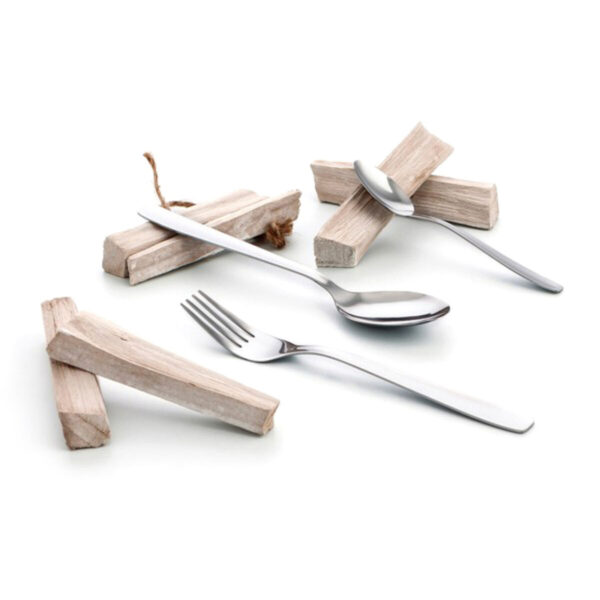 Gabel-Set Quid Hotel Metall Edelstahl 19,5 cm 12 Stück – Bild 2