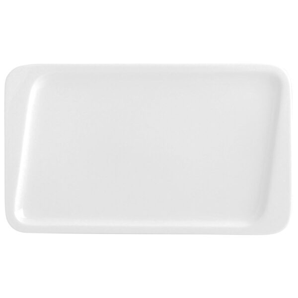 Flacher Teller Quid Chef Weiß aus Keramik 30 x 18 cm (6 Stück) (Pack 6x)