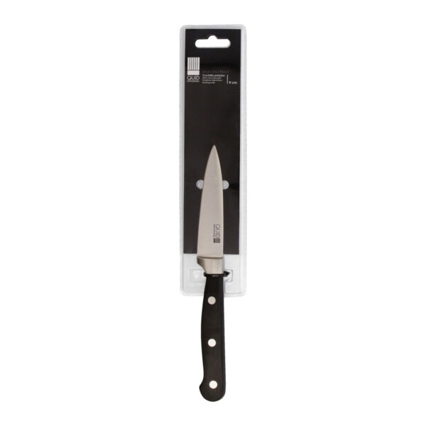 Schälmesser Quid Professional Inox Chef Black Schwarz Metall 9 cm (Pack 10x) – Bild 4