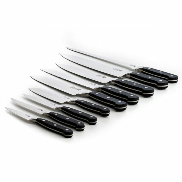 Chef Messer Quid Professional Inox Chef Black Schwarz Metall 20 cm (Pack 6x) – Bild 3