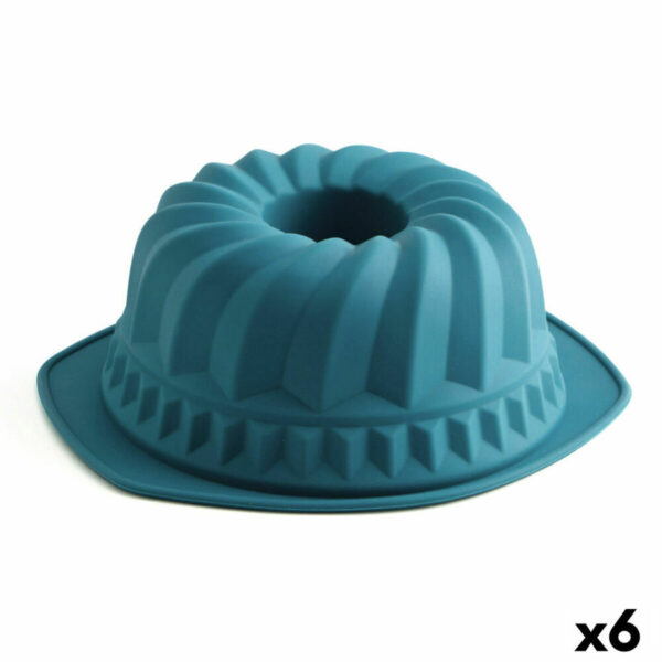 Kuchenspringform Quid Silik One Blau Kunststoff 24,3 x 28,4 cm (6 Stück) (Pack 6x) – Bild 2