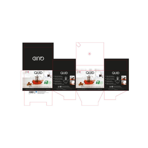 Italienische Kaffeemaschine Quid Borosilikatglas (1 L) – Bild 2
