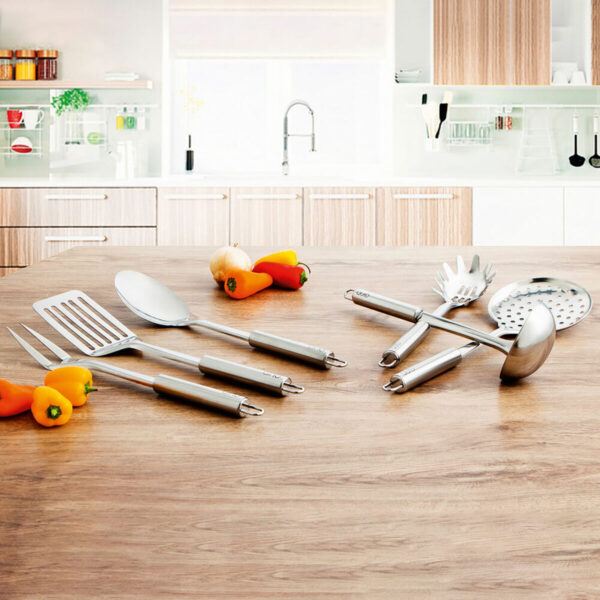 Küchenspatel Quid Kitchen Renova Stahl Metall 33,5 x 7,5 x 3,5 cm (12 Stück) – Bild 3