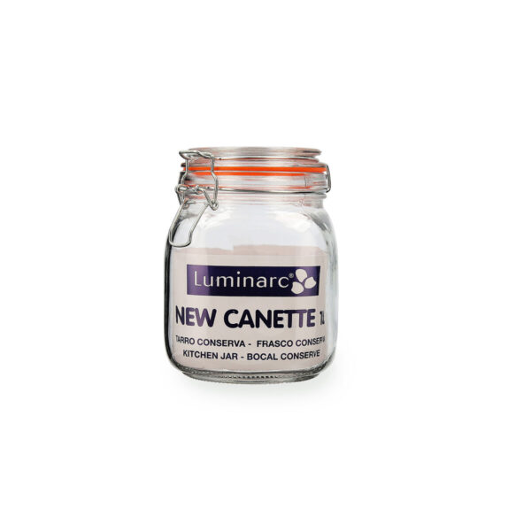 Glasgefäß Quid New Canette Durchsichtig Glas (1L) (Pack 6x) – Bild 3