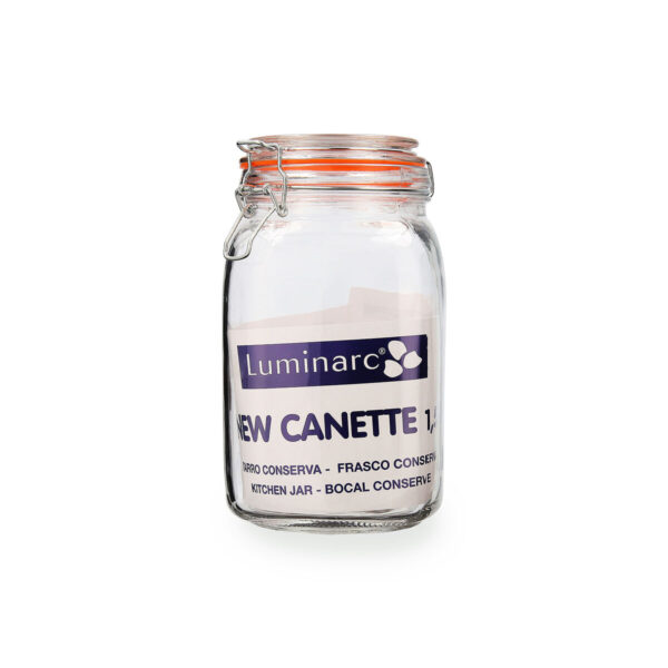 Glasgefäß Quid New Canette Durchsichtig Glas (1,5L) (Pack 6x) – Bild 3