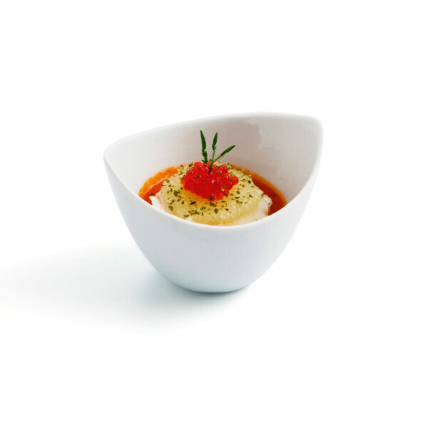 Schüssel Quid Gastro Fun Aperitif Weiß aus Keramik 9 x 6 cm (12 Stück) – Bild 2