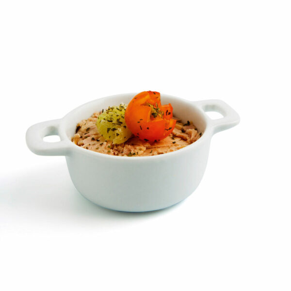 Satz für Appetithäppchen Quid Gastro Fun Weiß aus Keramik 10 x 7 x 4 cm (12 Stück) – Bild 3