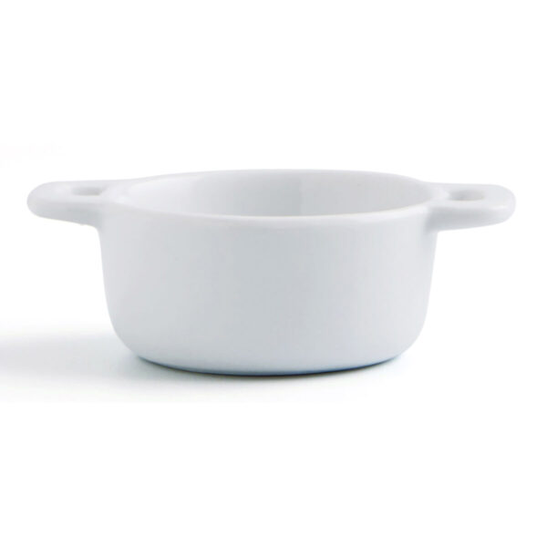 Satz für Appetithäppchen Quid Gastro Fun Weiß aus Keramik 10 x 7 x 4 cm (12 Stück) – Bild 2
