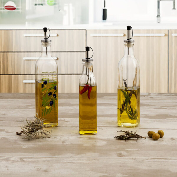 Ölfläschchen Quid Renova Durchsichtig Glas 250 ml (12 Stück) (Pack 12x) – Bild 4