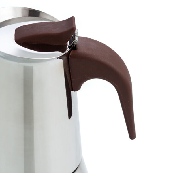 Italienische Kaffeemaschine Quid Milan Metall 4 Kopper – Bild 5