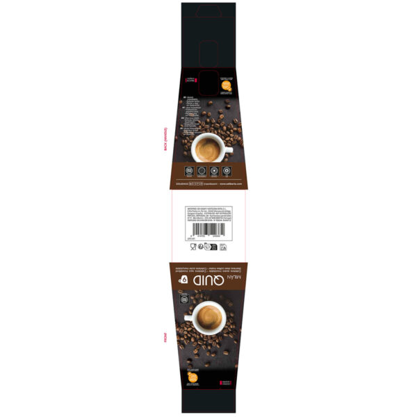 Italienische Kaffeemaschine Quid Milan Metall 9 Tassen – Bild 6