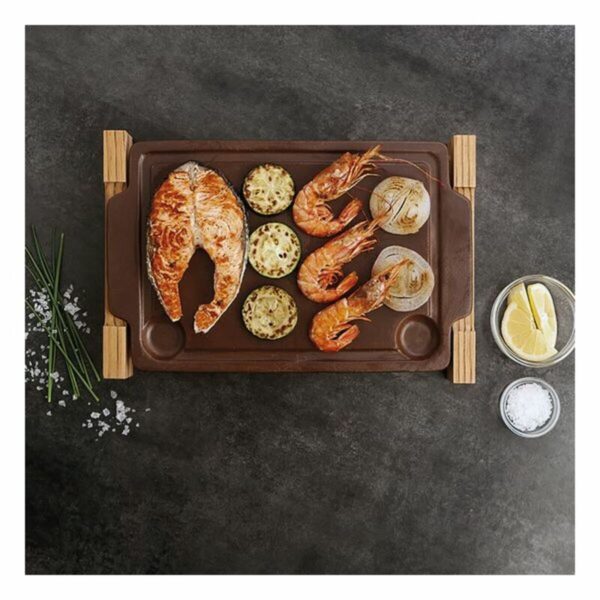 Steinofengrill Anaflor aus Keramik (36,5 X 24 cm) – Bild 2