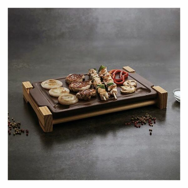 Steinofengrill Anaflor aus Keramik (36,5 X 24 cm) – Bild 3