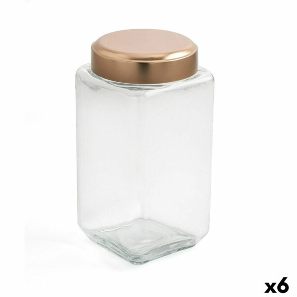 Gefäß Quid B&w Kupfer Glas 1,65 L (Pack 6x) – Bild 2