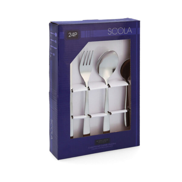 Essbestecke Scola Metall Stahl Edelstahl (24 pcs) – Bild 3