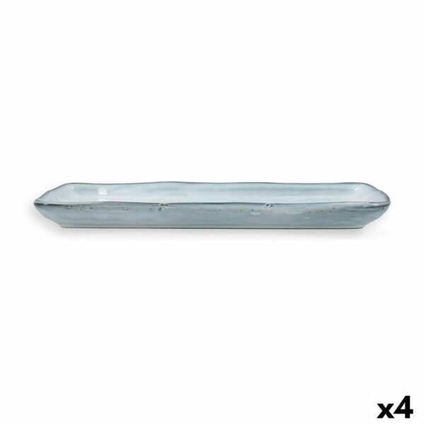 Kochschüssel Quid Boreal Blau aus Keramik 28 x 14 cm (4 Stück) (Pack 4x) – Bild 2