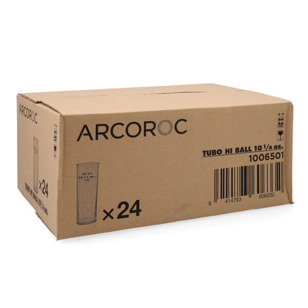 Gläserset Arcoroc Tubo Durchsichtig Glas 300 ml Röhre (24 Stück) – Bild 3