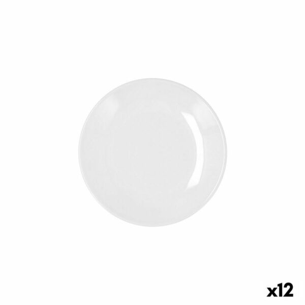 Teller Bidasoa Glacial Coupe aus Keramik Weiß (16,5 cm) (Pack 12x) – Bild 2