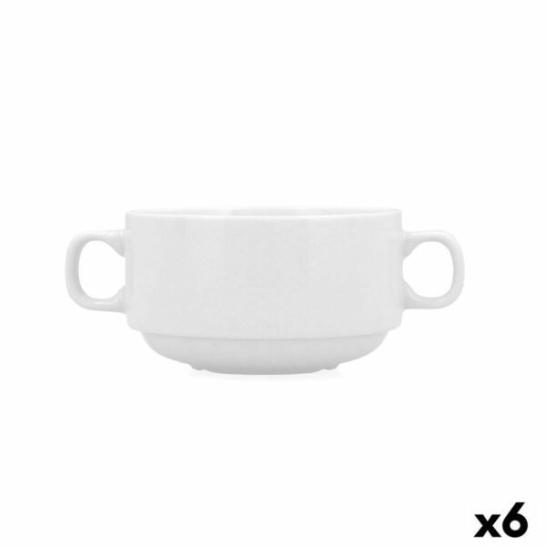 Suppenschalen Bidasoa Glacial Weiß 300 ml (6 Stück) (Pack 6x) – Bild 2