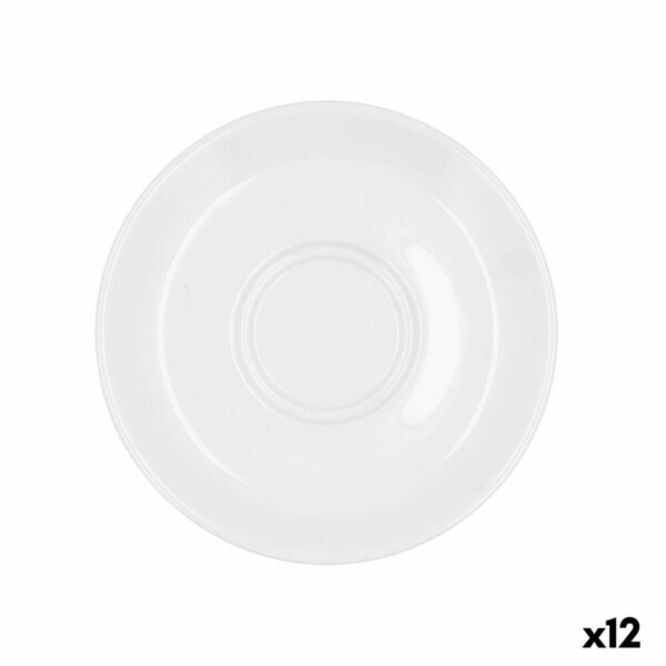 Teller Bidasoa Glacial Weiß aus Keramik Ø 15 cm (12 Stück) (Pack 12x) – Bild 2