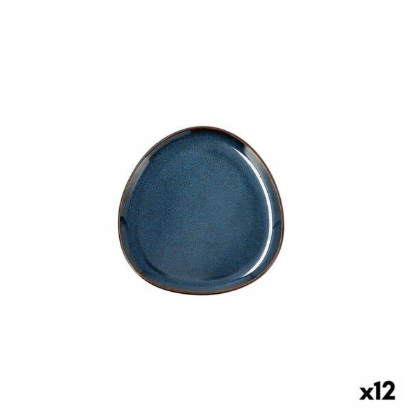 Flacher Teller Bidasoa Ikonic Blau aus Keramik 11 x 11 cm (12 Stück) (Pack 12x) – Bild 2
