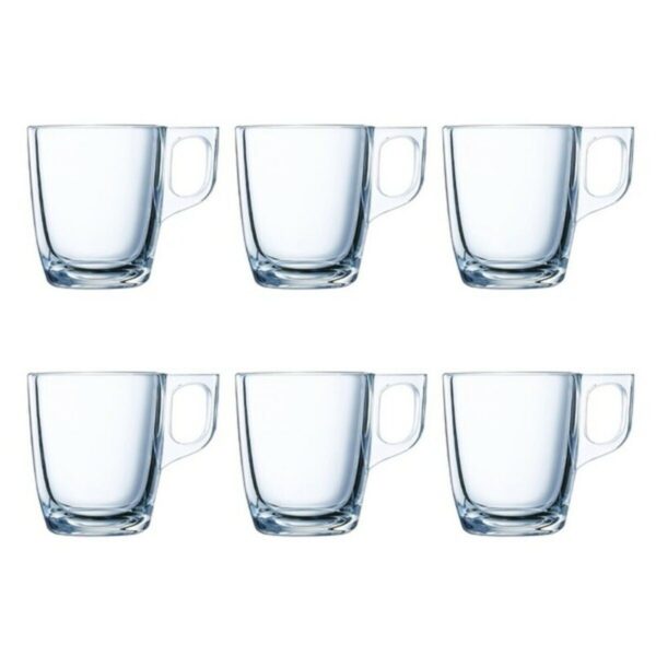Satz von Kaffeetassen Luminarc Nuevo Durchsichtig Glas 90 ml 6 Stücke