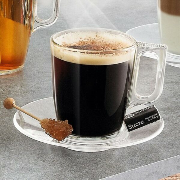 Satz von Kaffeetassen Luminarc Nuevo Durchsichtig Glas 90 ml 6 Stücke – Bild 2