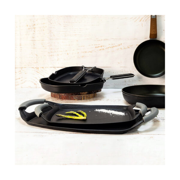 Grill Quid Ebano Schwarz Metall Silikon (47 x 29 cm) – Bild 5