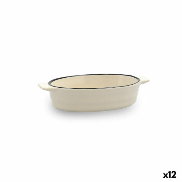 Kochtopf Quid Cocco Weiß aus Keramik 18 x 11 x 4 cm (12 Stück) (Pack 12x) – Bild 2