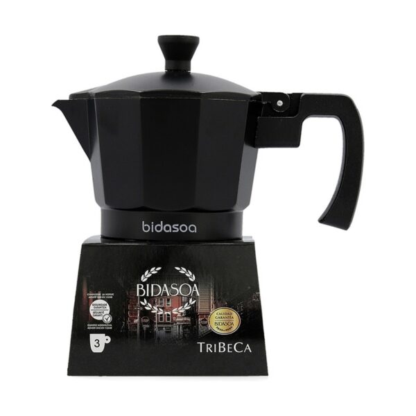 Italienische Kaffeemaschine Bidasoa Tribeca Metall 3 Kopper – Bild 2