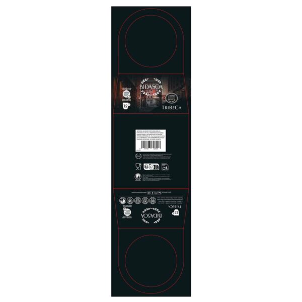 Italienische Kaffeemaschine Bidasoa Tribeca Metall Stahl 12 Kopper – Bild 2