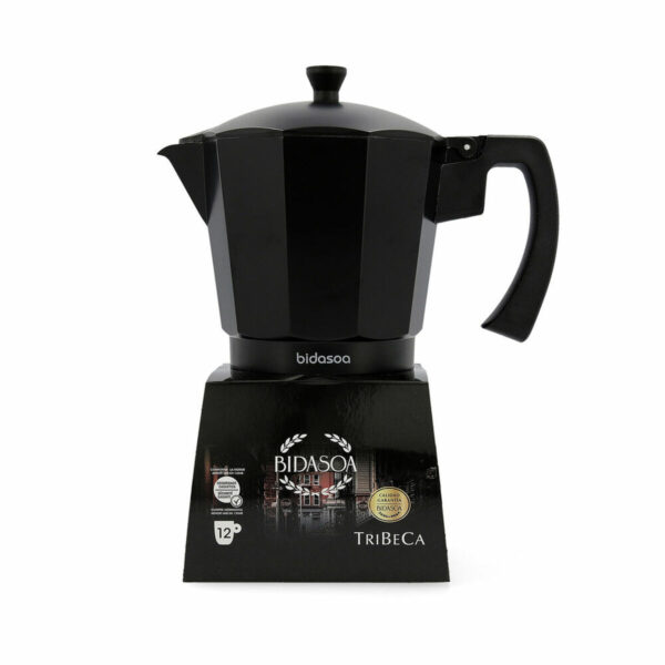 Italienische Kaffeemaschine Bidasoa Tribeca Metall Stahl 12 Kopper – Bild 3