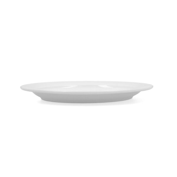 Flacher Teller Bidasoa Glacial Ala Estrch Weiß aus Keramik (6 Stück) (Pack 6x) – Bild 3