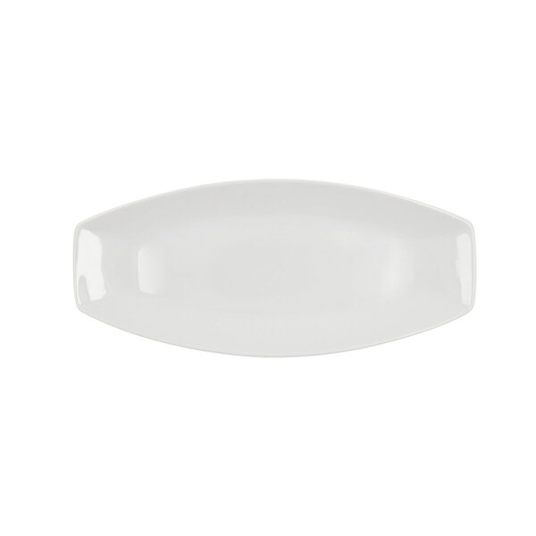 Kochschüssel Quid Gastro Weiß aus Keramik 35,5 x 15,8 x 2,8 cm (6 Stück) (Pack 6x) – Bild 3