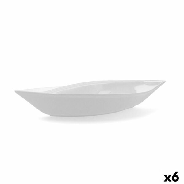 Kochschüssel Quid Gastro aus Keramik Weiß (31 x 14,5 x 5,5 cm) (Pack 6x) – Bild 2