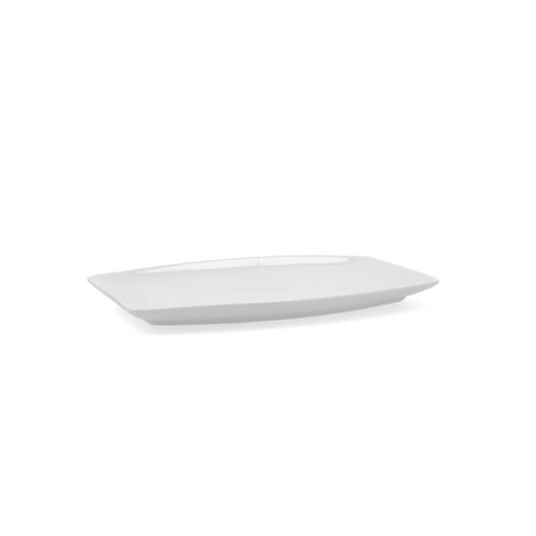 Kochschüssel Quid Gastro karriert aus Keramik Weiß (25,2 x 16 x 2 cm) (6 Stück) – Bild 3