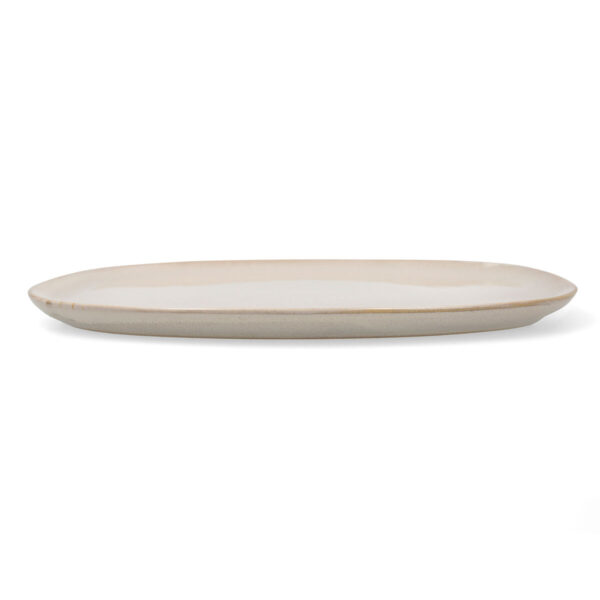 Flacher Teller Bidasoa Ikonic Weiß aus Keramik 26,5 x 25,7 x 1,5 cm (4 Stück) (Pack 4x) – Bild 4