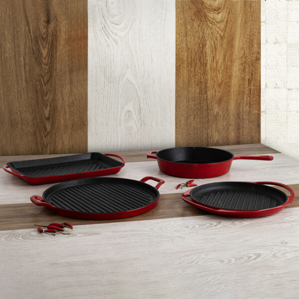 Grill Bidasoa Gusseisen Rot (25 cm) – Bild 3